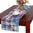 thumbnail image 1 of YUSDECOR Classic Colorful Houndstooth Table Runner Home Decor for Wedding Party Banquet Decoration 16x72 Inch, 1 of 2