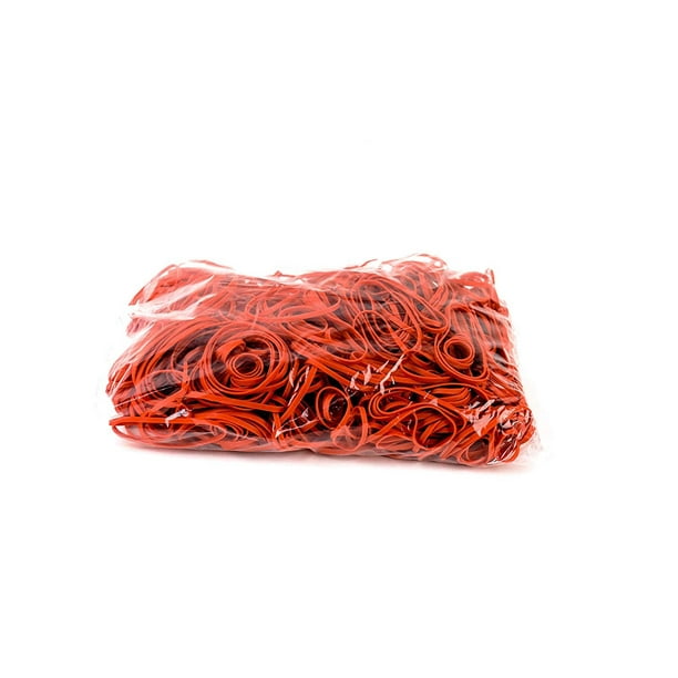 [25 Pack] Red Rubber Bands Size 19 (31/2 x 1/16 inches) Approx 1250