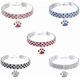 thumbnail image 4 of Pet Collar with Diamonds, Adjustable Crystal Diamond Elastic Heart Claw Pendant Wedding cat and Dog Small pet Necklace Jewelry, Red Red S, 4 of 4
