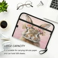 thumbnail image 6 of WOBOGO Pink Wreath Bunny Expanding File Folder Letter Size Accordion Filing Organizer 13 Pocket Separate Organ Pocket, 6 of 7