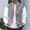 Grey, variant on Men's Classic Varsity Jacket, Color-Block Baseball Bomber Jacket with Ribbed Trim, Casual College-Style Coat, 6 Colors, S-3XL