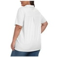 thumbnail image 4 of V50+ Womens Tops Dressy Casual Sexy Summer Blouses Plus Size Blouses for Women 3X Big Tshirts to Wear With Leggings Womens Country Graphic Tees Vintage Trendy Women Outfits Sets Tummy Control, 4 of 6