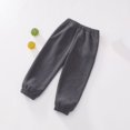 thumbnail image 5 of Coerni Toddler Boys Polar Fleece Jogger Sweatpants, Baby Winter Warm Pocket Lounging Bottoms Fall Winter Kids Sports Pants, 5 of 9