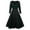 Black, variant on GaThRRgYP Summer Dresses for Juniors,Womens Halloween Gothic Solid Dress Red S