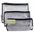 thumbnail image 3 of Sicara Clear Cosmetic Bag 3-Piece Bag Set, 3 of 3