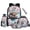 Cherry Blossom Otter, variant on Yuyamidu Galaxy Axolotl Backpack with Lunch Box, Water Bottle Pouch, Pencil Case & Keychain, Cute Aesthetic Kids Backpack for Girls 6-10, 2nd-3rd Grade, 5-Piece School Bag Set, Back to School