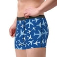 thumbnail image 4 of Balery Airplanes in the Sky Men's Boxer Briefs, Soft and Breathable Cotton Underwear with nylon Waistband-Large, 4 of 9