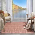 thumbnail image 4 of Nourison Versatile Indoor/Outdoor Coral/Orange 4' x 6' Area Rug, (4x6), 4 of 10