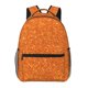 thumbnail image 1 of Easygdp Orange Glitter Mochila Ergonómica Versátil para Laptop - Múltiples Bolsillos, Correas Ajustables, Unisex para Escuela, Viajes y Actividades al Aire Libre-One Size, 1 of 5