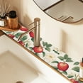 thumbnail image 2 of Yayeee Faucet Mat for Kitchen Sink 30" Diatomite Long Splash Guard Pad, Apples Flower Pattern, 2 Pack, 2 of 7