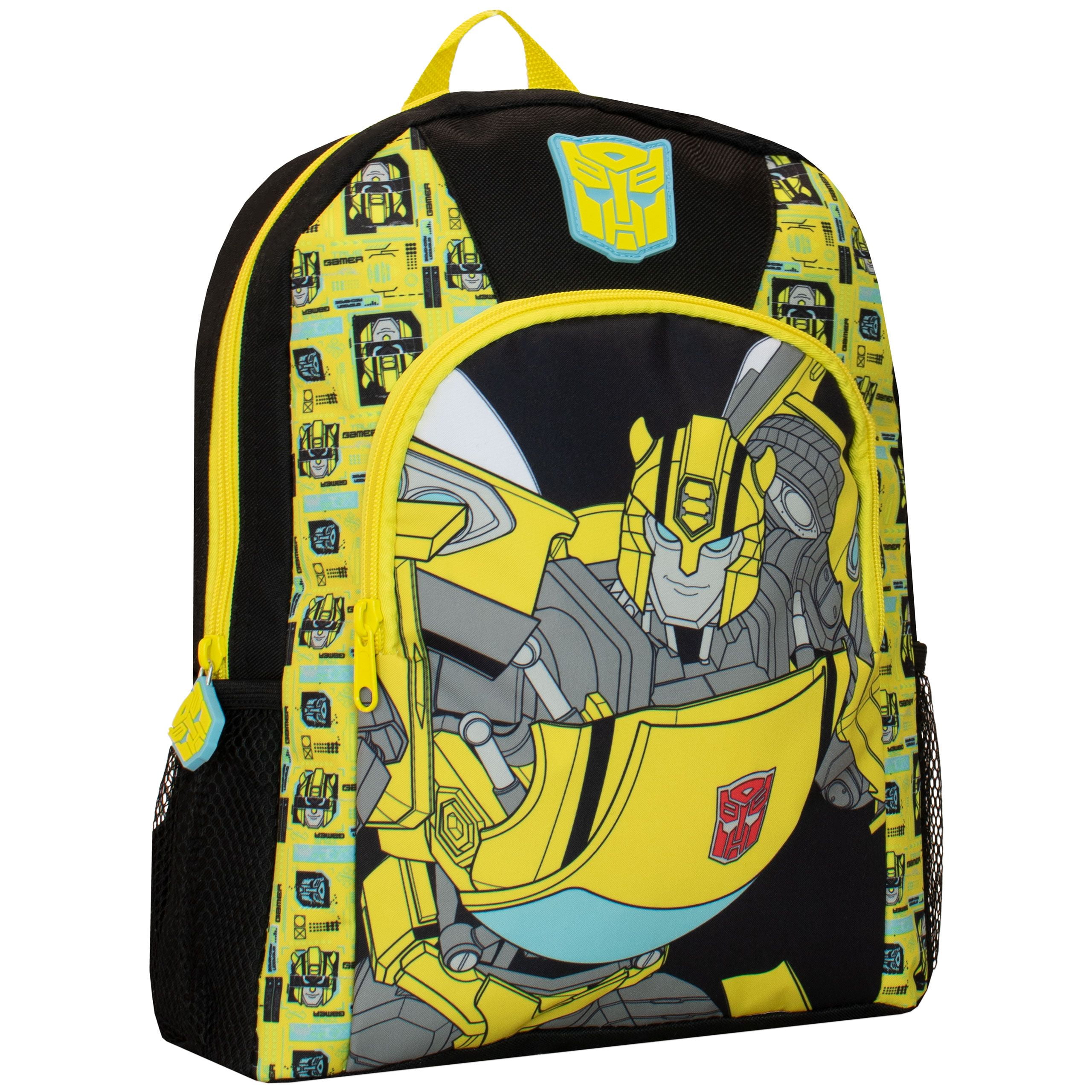 Transformers Kids Backpack Yellow Bumblebee