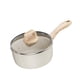 thumbnail image 1 of Olla para leche, salsa, mango antical, utensilios de cocina multiusos, olla para desayuno infantil 18 cm con tapa de vidrio, 1 of 9