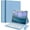 Misty Blue, variant on Magnetic Detachable Candy Round Keyboard Cover with Mouse & Apple Pencil Slot for iPad Air 11 M2/M3/M4 / Air 4/5 Gen, Slim Folio Case, Misty Blue
