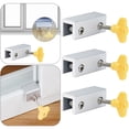 thumbnail image 4 of Cerradura Ajustable para Marco Garaje Restrictor Cerradura Puerta Y Ventana 3 Uds. para (B), 4 of 9