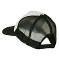 thumbnail image 3 of Clover St.Patrick's Day Embroidered Foam Mesh Cap - Black White OSFM, 3 of 5