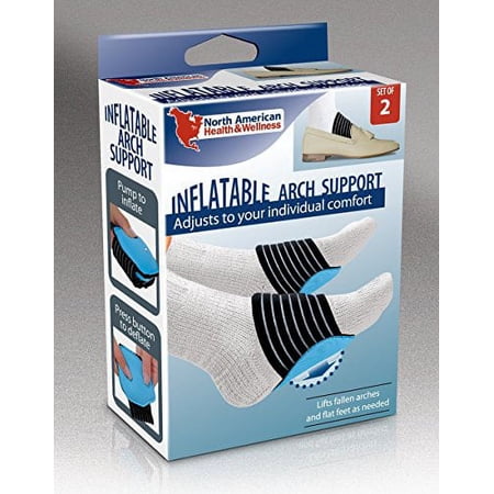 Inflatable North American Health and Wellness Arch Supports (SOLD IN PAIRS)