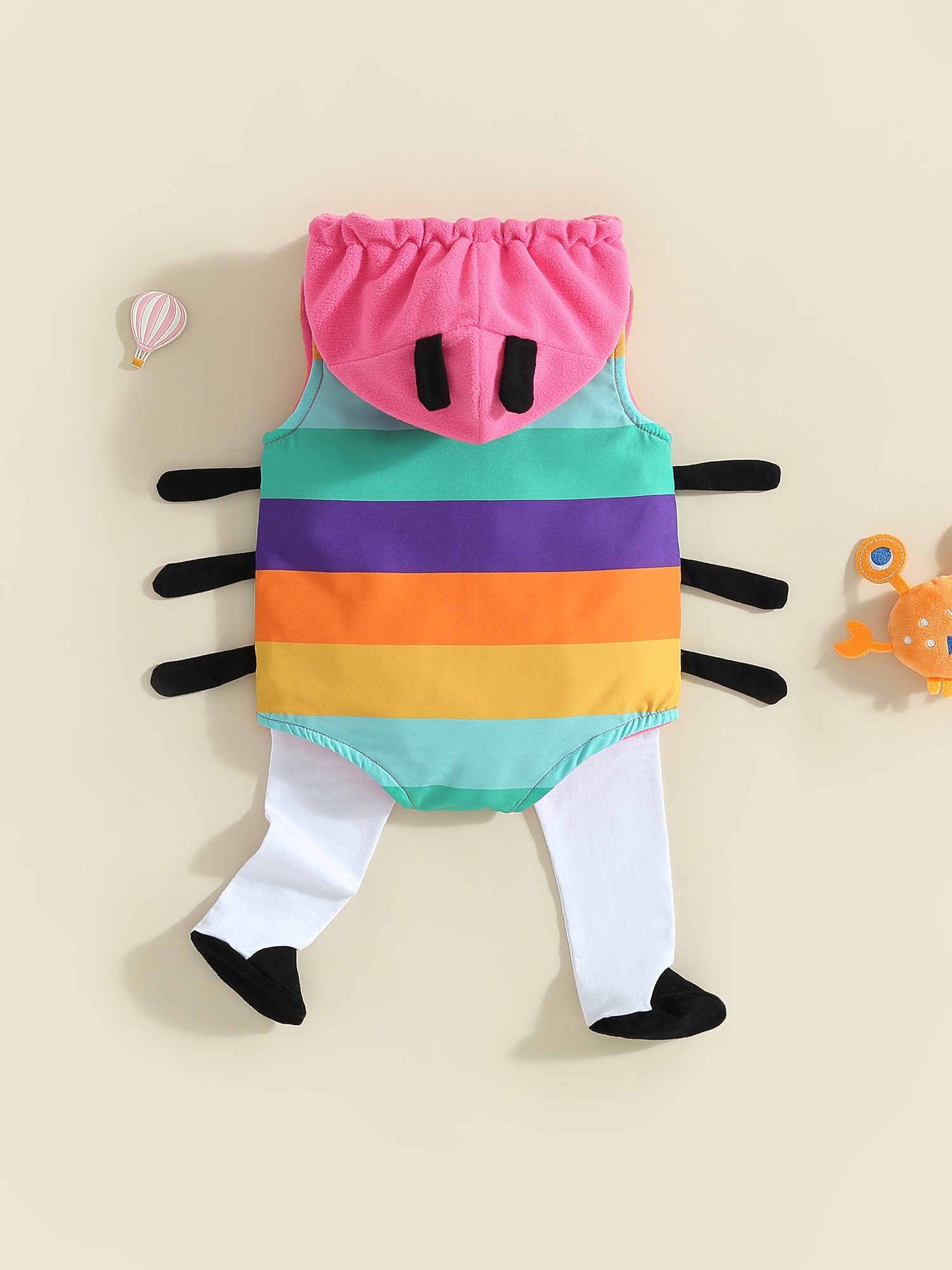 Inevnen Unisex Baby Piglets Costume Infant Boys Girl Velvet Pink