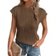 thumbnail image 1 of Blusa PRETTYGARDEN Manga Corta Texturizada Marrón XL, 1 of 9