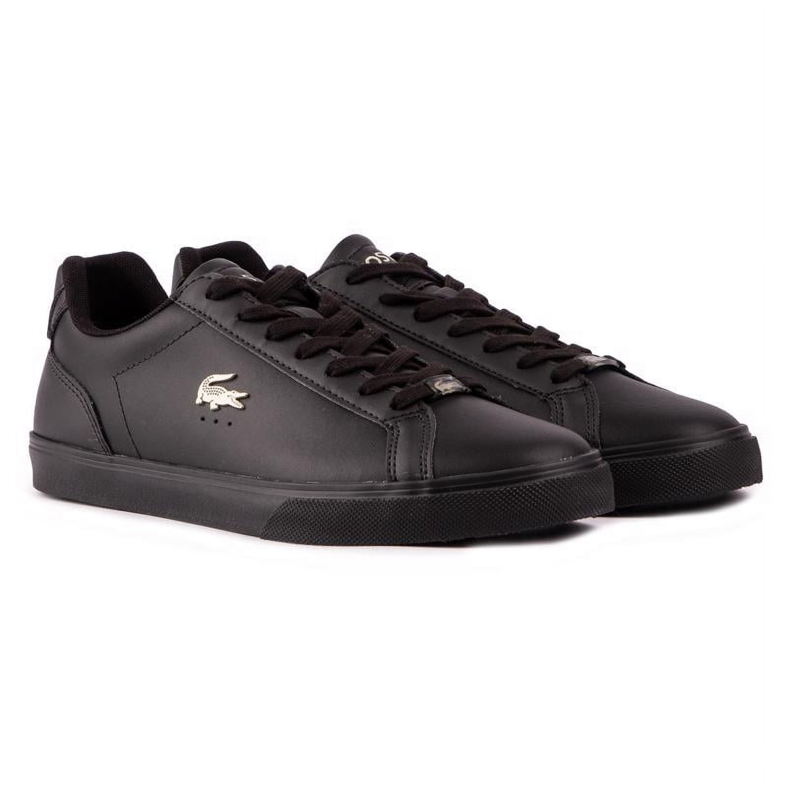 lacoste lerond leather trainers