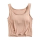 thumbnail image 2 of Camisola de manga corta para mujer con almohadilla para el pecho, sin aros de acero, ropa interior para yoga, pijamas deportivos, pijamas para mujer, 2 of 3