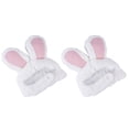 thumbnail image 1 of OULII 2Pcs Pet Winter Cap Cat Pet Hats Plush Pink for Daily Use, 1 of 5