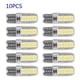 thumbnail image 1 of 10pcs 12v White Silicone Housing T10 194 W5W T10-5050-6SMD Canbus Automotive LED Signal Lights W5W T10 194 168 W5W COB 4SMD LEDs, 1 of 5