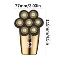 thumbnail image 4 of Afeitadora de carga USB multifunción eléctrica resistente al agua con cabeza flotante de 7 cortadores independientes 7D para hombres Wmkox8yii FHAKJF3213, 4 of 9
