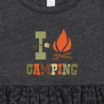thumbnail image 4 of Inktastic I Love Camping Girls Baby Dress, 4 of 5
