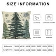 thumbnail image 5 of GOSMITH  Christmas Trees Snowflake Throw Pillow Covers Winter Holiday Cushion Case Decoration for Sofa Couch, 5 of 5