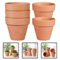 thumbnail image 3 of CNKOO 5pcs Home Terracotta Flower Pots Ceramic Clay Flower Pots Delicate Compact Flowerpots, 3 of 6