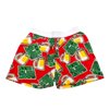 Red Time for a Beer Christmas Boxer Shorts for Men