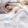 thumbnail image 3 of Edredón Cal King Size White GentleSoft™ para todas las estaciones, 3 of 9