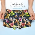 thumbnail image 3 of Yiaed Butterfly Wild Insect Print Boys' Boxer Briefs Cotton Casual Stretch Comfort Boys Boxers - Kids Boxer Briefs Underwear for Boys (6-18)-Large, 3 of 5