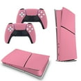 thumbnail image 4 of Skin Sticker for PS5 Slim / Pro / Standard Disc / Digital Edition Console and Controllers Decals for PlayStation 5 Flamingo Pink, 4 of 5