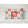 thumbnail image 2 of Caroline's Treasures CK5395PW1216 Holland Lop Rabbit Love Canvas Fabric Decorative Pillow, Red, 12H x16W, multicolor, 2 of 3