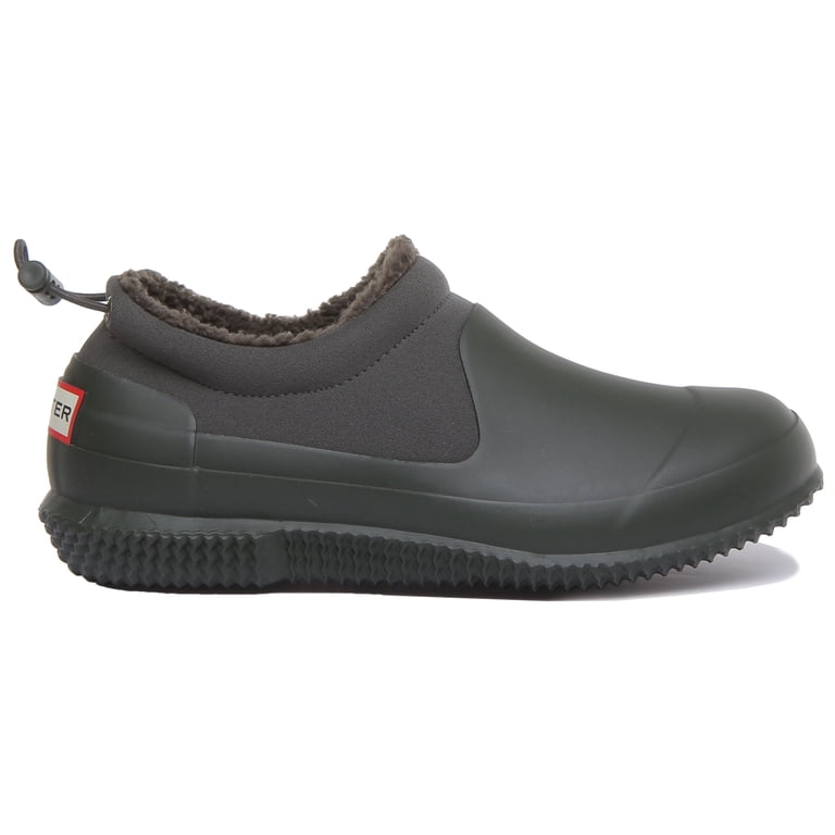 靴 HUNTER ORIGINAL SHEPPARD SHOE UK6(25cm) Hunter Original Women's Low Top Insulated Sherpa Shoes In Olive