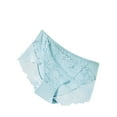 thumbnail image 5 of Jwputqe Womens Panties,Underwear for Women,Breathable,Soft,Fitted,Solid,Elastic Waist,Light Blue,3XL, 5 of 5