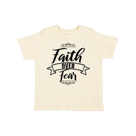 

Inktastic Cancer Awareness Faith over Fear Boys or Girls Toddler T-Shirt