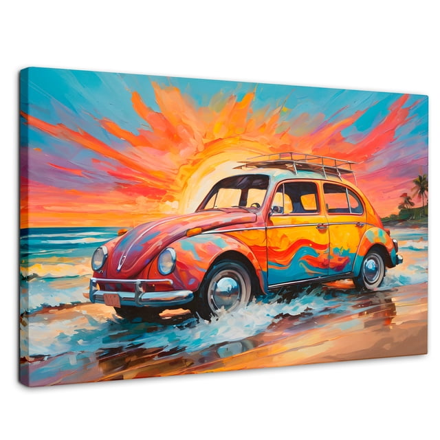 Cuadro Decorativo Canvas Canvas Revolution Rodando Verano 90x60