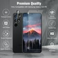thumbnail image 5 of [3+2 Pack] Galaxy S23 FE Screen Protector, 9H Tempered Glass, Ultrasonic Fingerprint Support, 3D Curved,HD Clear Scratch Resistant for Samsung Galaxy S23 FE 5G Glass Screen Protector(6.4 Inch), 5 of 5