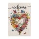 thumbnail image 2 of Garden Flag Flower Wreath Holiday Arrangement Hanging Flag Courtyard Decoration Flag Garden Flag Imitation Flag, 2 of 5