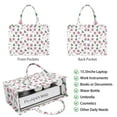 thumbnail image 2 of Large Capacity Tote Bag,Pink Christmas Santa and Tree Pattern Handbag Fashion Luxury Tote Bag,15.7"x13"x 5.1" Inches,Laptop Compatible, 2 of 6