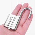 thumbnail image 1 of 3X Anti-Theft Button Combination Padlock Digit Push Password Lock Zinc Alloy Security Lock Suitcase Luggage Coded Lock, 1 of 7