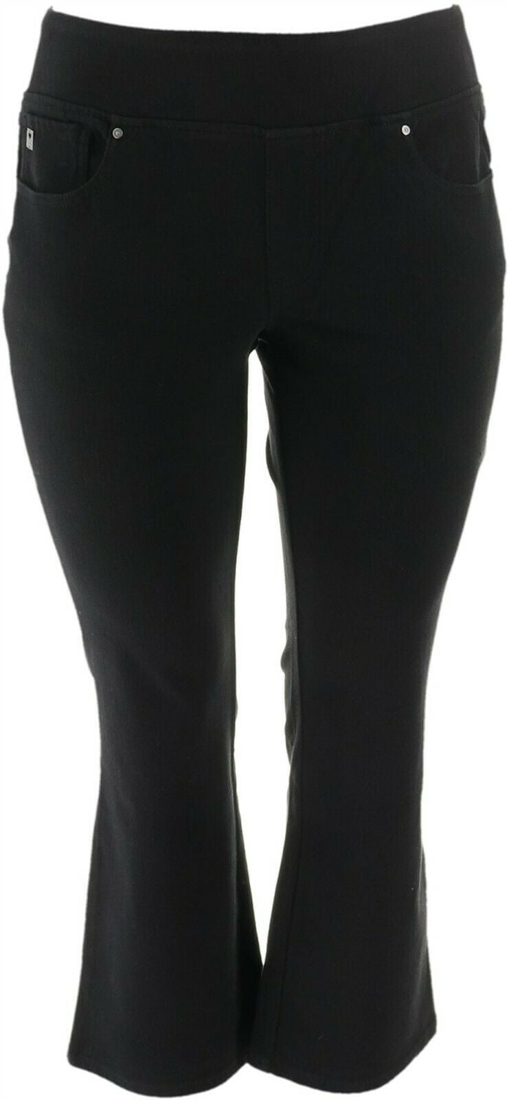 women's petite black bootcut jeans