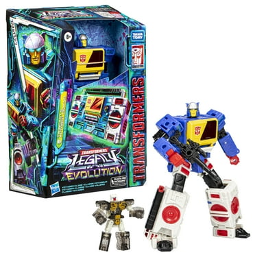 Transformers Legacy Evolution Voyager Twincast and Autobot Rewind Converting Action Figures (7”)