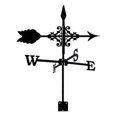 thumbnail image 1 of Exquisite Metal Weather Vane Ornament Metal Weathervane with Ornament, 1 of 5