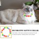 thumbnail image 4 of 2 collares elásticos para gatos, coloridos, con diseño de bola de peluche, para perros., 4 of 8