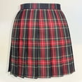 thumbnail image 2 of Women's Summer Skirts Women High Waist Pleated Cosplay Tennis Skirts Thanksgiving Day Christmas Red 3XL, 2 of 3