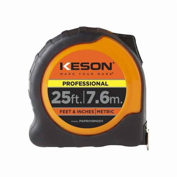 Keson Metric and SAE Tape Measure PGPRO18M25V