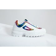 FILA Womens Disruptor II Chrome Athletic Sneaker